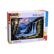 Ingooood Wooden Jigsaw Puzzle 1000 Pieces for Adult-Waterfall scenery - Ingooood jigsaw puzzle 1000 piece