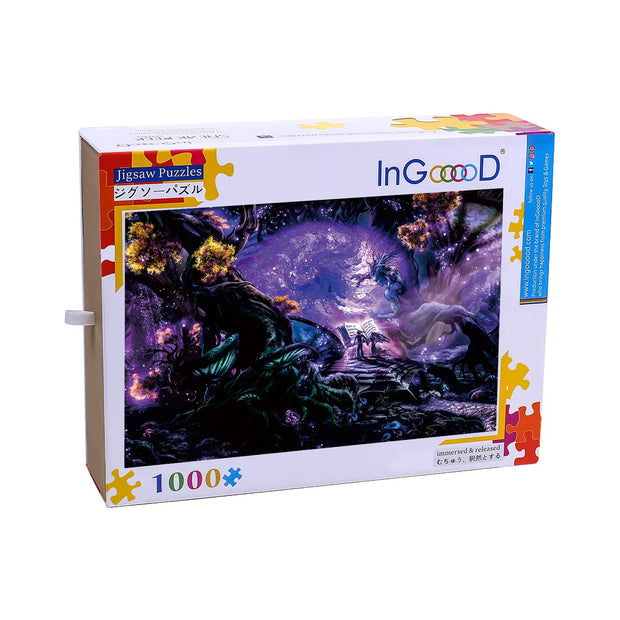 Ingooood Wooden Jigsaw Puzzle 1000 Pieces for Adult- Devil whispers - Ingooood jigsaw puzzle 1000 piece