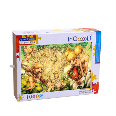 Ingooood Wooden Jigsaw Puzzle 1000 Piece - Happy elf - Ingooood jigsaw puzzle 1000 piece