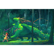 Ingooood Wooden Jigsaw Puzzle 1000 Pieces for Adult- Forest dragon - Ingooood jigsaw puzzle 1000 piece
