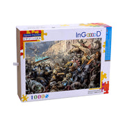 Ingooood Wooden Jigsaw Puzzle 1000 Piece -  Melee - Ingooood jigsaw puzzle 1000 piece