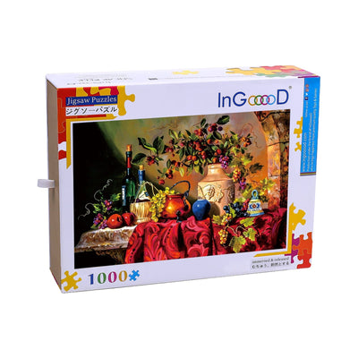 Ingooood Wooden Jigsaw Puzzle 1000 Pieces for Adult-Midsummer Fruit - Ingooood jigsaw puzzle 1000 piece