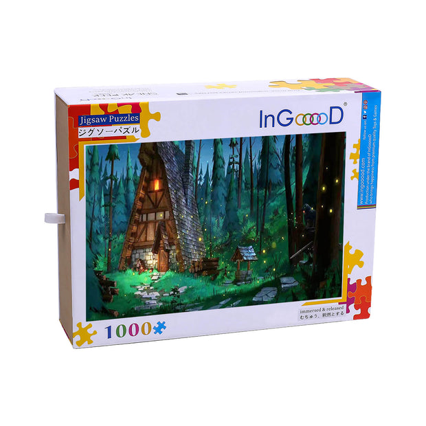 Ingooood Wooden Jigsaw Puzzle 1000 Pieces-Jungle firefly-Entertainment Toys for Adult Special Graduation or Birthday Gift Home Decor - Ingooood jigsaw puzzle 1000 piece