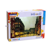 Ingooood Wooden Jigsaw Puzzle 1000 Pieces for Adult- City Street - Ingooood jigsaw puzzle 1000 piece