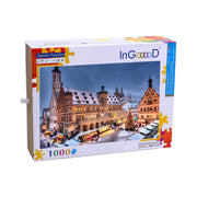 Ingooood Wooden Jigsaw Puzzle 1000 Pieces for Adult-Christmas Town - Ingooood jigsaw puzzle 1000 piece