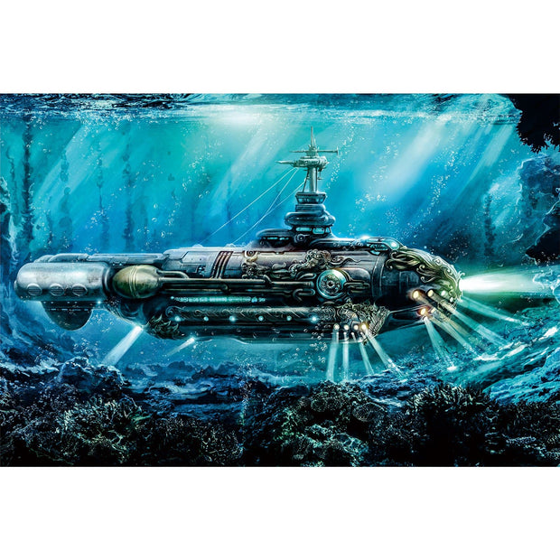 Ingooood Wooden Jigsaw Puzzle 1000 Pieces for Adult- Submarine - Ingooood jigsaw puzzle 1000 piece