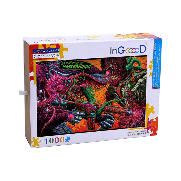 Ingooood Wooden Jigsaw Puzzle 1000 Piece - Confrontation - Ingooood jigsaw puzzle 1000 piece