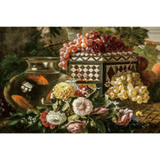 Ingooood Wooden Jigsaw Puzzle 1000 Pieces for Adult- Still life with fruits and flowers - Ingooood jigsaw puzzle 1000 piece