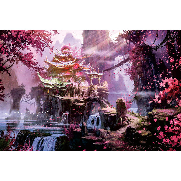 Ingooood Wooden Jigsaw Puzzle 1000 Pieces - Sakura Island - Ingooood jigsaw puzzle 1000 piece