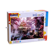 Ingooood Wooden Jigsaw Puzzle 1000 Pieces - Sakura Island - Ingooood jigsaw puzzle 1000 piece