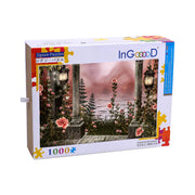 Ingooood Wooden Jigsaw Puzzle 1000 Piece - Rose Garden - Ingooood jigsaw puzzle 1000 piece