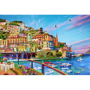 Ingooood Wooden Jigsaw Puzzle 1000 Piece - seaside town - Ingooood jigsaw puzzle 1000 piece