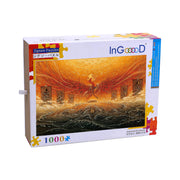 Ingooood Wooden Jigsaw Puzzle 1000 Pieces - flaming Phoenix - Ingooood jigsaw puzzle 1000 piece