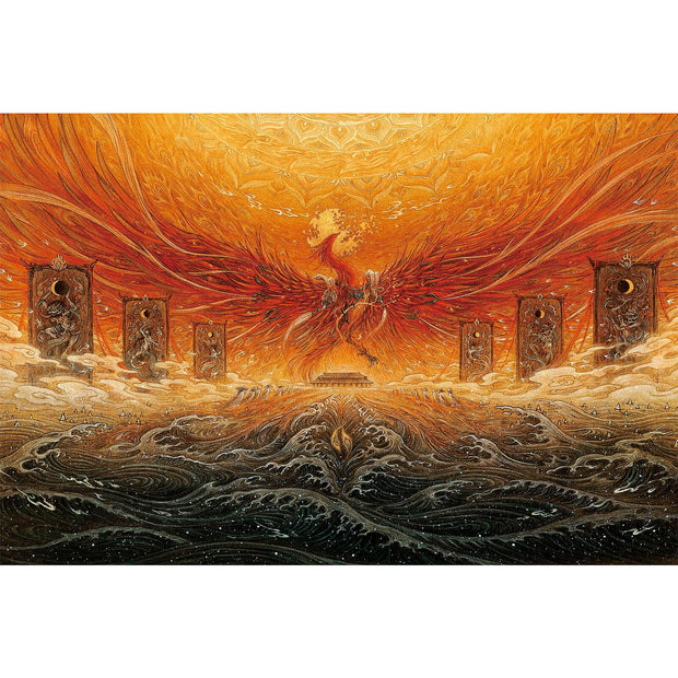 Ingooood Wooden Jigsaw Puzzle 1000 Pieces - flaming Phoenix - Ingooood jigsaw puzzle 1000 piece