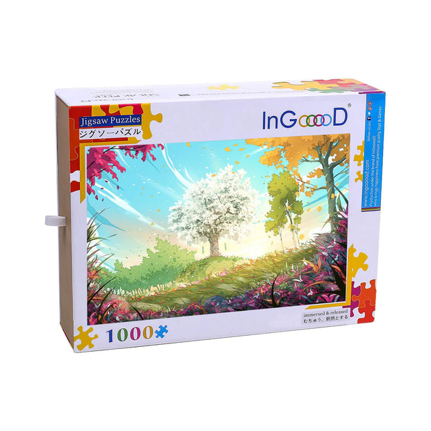 Ingooood Wooden Jigsaw Puzzle 1000 Pieces for Adult-Spring recovery - Ingooood jigsaw puzzle 1000 piece