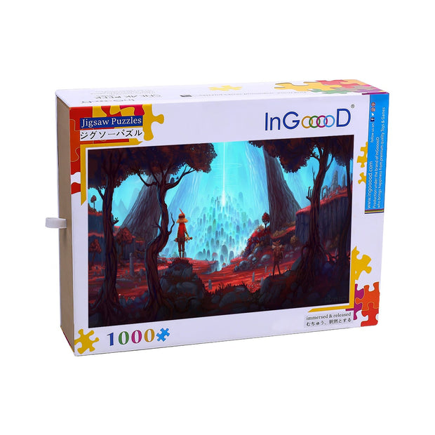 Ingooood Wooden Jigsaw Puzzle 1000 Pieces for Adult-Adventure jungle - Ingooood jigsaw puzzle 1000 piece