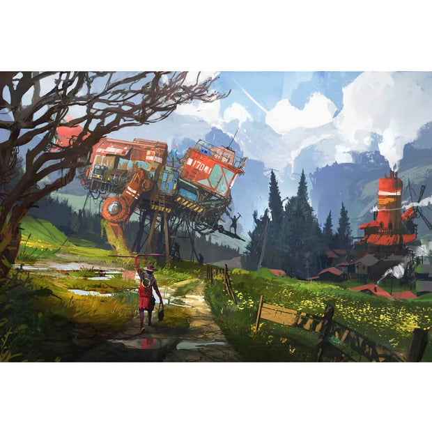 Ingooood Wooden Jigsaw Puzzle 1000 Pieces-Lone traveler- Entertainment Toys for Adult Special Graduation or Birthday Gift Home Decor - Ingooood jigsaw puzzle 1000 piece