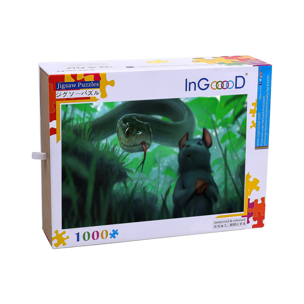 Ingooood Wooden Jigsaw Puzzle 1000 Pieces for Adult-The law of survival - Ingooood jigsaw puzzle 1000 piece