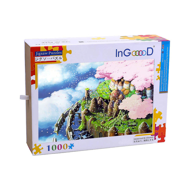 Ingooood Wooden Jigsaw Puzzle 1000 Piece for Adult-Sakura Country - Ingooood jigsaw puzzle 1000 piece