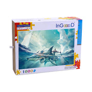 Ingooood Wooden Jigsaw Puzzle 1000 Piece for Adult-A Flooded World - Ingooood jigsaw puzzle 1000 piece