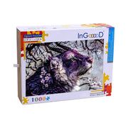 Ingooood Wooden Jigsaw Puzzle 1000 Pieces for Adult-neither fish nor fowl - Ingooood jigsaw puzzle 1000 piece