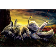 Ingooood Wooden Jigsaw Puzzle 1000 Pieces for Adult-  Wolf family - Ingooood jigsaw puzzle 1000 piece
