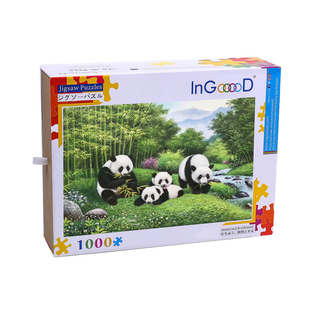 Ingooood Wooden Jigsaw Puzzle 1000 Piece for Adult-Panda - Ingooood jigsaw puzzle 1000 piece