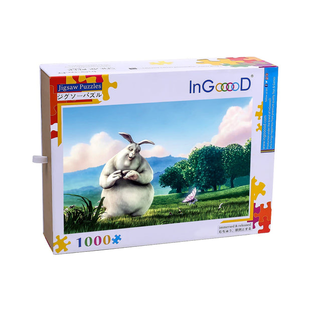 Ingooood Wooden Jigsaw Puzzle 1000 Pieces for Adult-Big Male Rabbit - Ingooood jigsaw puzzle 1000 piece