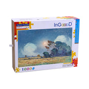 Ingooood Wooden Jigsaw Puzzle 1000 Pieces-Pastoral at night- Entertainment Toys for Adult Special Graduation or Birthday Gift Home Decor - Ingooood jigsaw puzzle 1000 piece