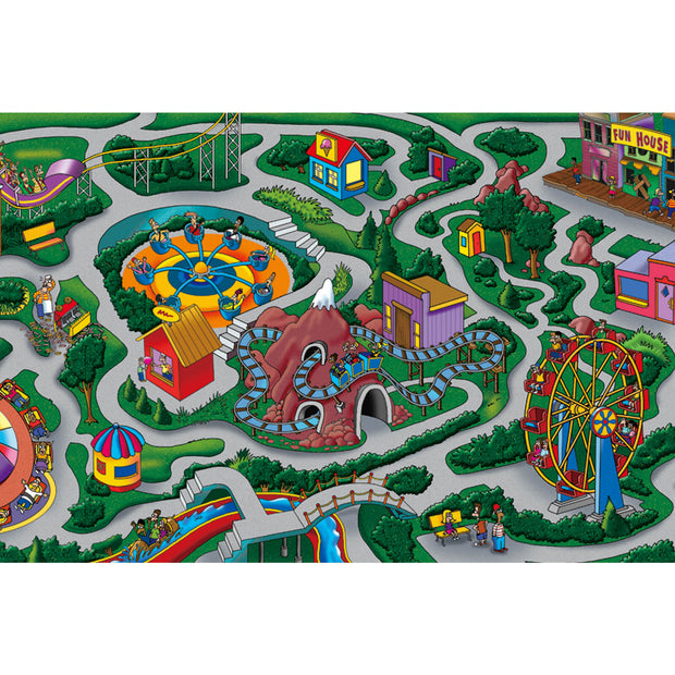 Ingooood Wooden Jigsaw Puzzle 1000 Piece - Amusement park - Ingooood jigsaw puzzle 1000 piece