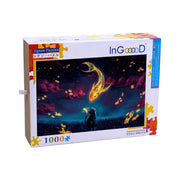 Ingooood Wooden Jigsaw Puzzle 1000 Piece - Cat and fish - Ingooood jigsaw puzzle 1000 piece