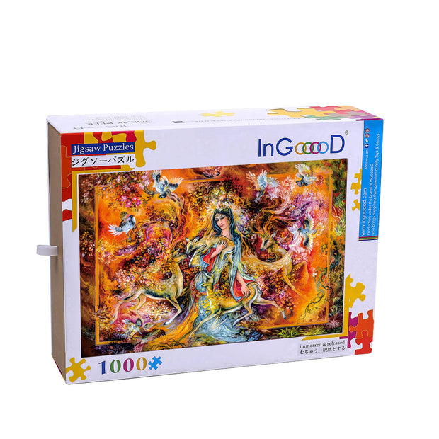 Ingooood Wooden Jigsaw Puzzle 1000 Piece - Joy - Ingooood jigsaw puzzle 1000 piece