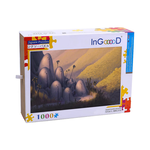 Ingooood Wooden Jigsaw Puzzle 1000 Pieces for Adult-Strange stone group - Ingooood jigsaw puzzle 1000 piece