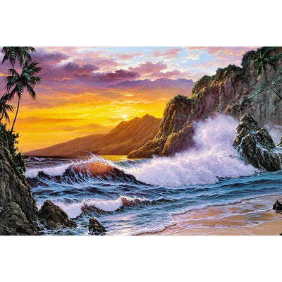 Ingooood Wooden Jigsaw Puzzle 1000 Piece for Adult-Summer Waves - Ingooood jigsaw puzzle 1000 piece