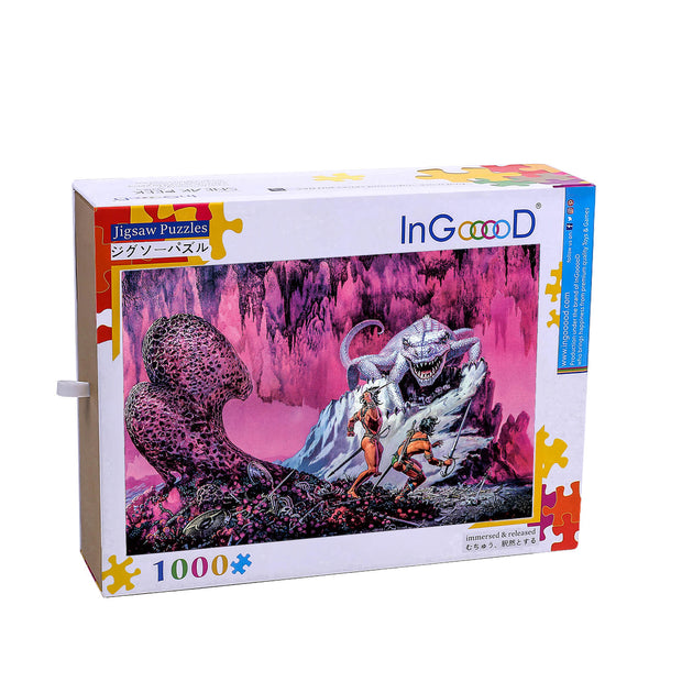 Ingooood Wooden Jigsaw Puzzle 1000 Piece - Warrior - Ingooood jigsaw puzzle 1000 piece