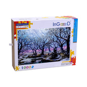 Ingooood Wooden Jigsaw Puzzle 1000 Pieces for Adult-Winter Jacaranda - Ingooood jigsaw puzzle 1000 piece