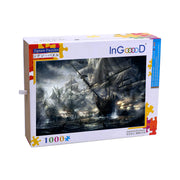 Ingooood Wooden Jigsaw Puzzle 1000 Pieces - War at sea - Ingooood jigsaw puzzle 1000 piece