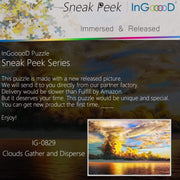 Ingooood- Jigsaw Puzzle 1000 Pieces- Clouds Gather and Disperse _IG-0829Entertainment Toys for Adult Special Graduation or Birthday Gift Home Decor - Ingooood