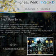 Ingooood-Jigsaw Puzzle 1000 Pieces-Sneak Peek Series-Abandoned Castle_IG-1011 Entertainment Toys for Graduation or Birthday Gift Home Decor - Ingooood