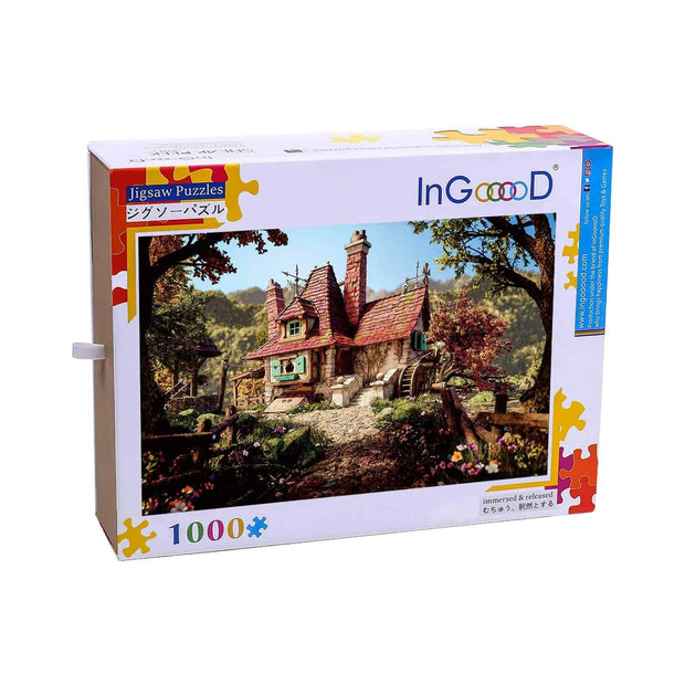 Ingooood-Jigsaw Puzzle 1000 Pieces-Sneak Peek Series-Akihi Kiya_IG-1520 Entertainment Toys for Adult Graduation or Birthday Gift Home Decor - Ingooood