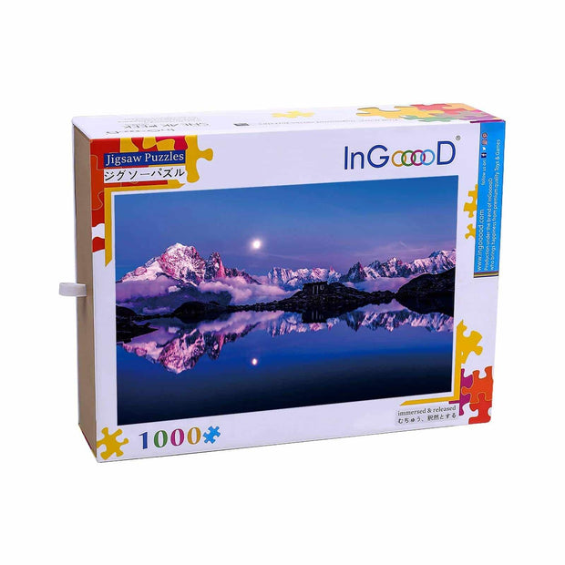Ingooood-Jigsaw Puzzle 1000 Pieces-Sneak Peek Series-Alps_IG-1568 Entertainment Toys for Adult Graduation or Birthday Gift Home Decor - Ingooood_US