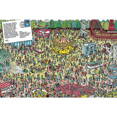 Ingooood-Jigsaw Puzzle 1000 Pieces-Sneak Peek Series-Amusement park_IG-1563 Entertainment Toys for Adult Graduation or Birthday Gift Home Decor - Ingooood_US