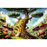 Ingooood-Jigsaw Puzzle 1000 Pieces-Sneak Peek Series-Animals under the magic tree_IG-1550 Entertainment Toys for Adult Graduation or Birthday Gift Home Decor - Ingooood_US