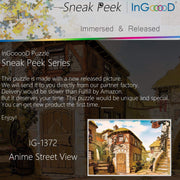 Ingooood-Jigsaw Puzzle 1000 Pieces-Sneak Peek Series-Anime Street View_IG-1372 Entertainment Toys for Adult Special Graduation or Birthday Gift Home Decor - Ingooood