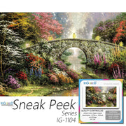 Ingooood-Jigsaw Puzzle 1000 Pieces-Sneak Peek Series-Arch Bridge_IG-1104 Entertainment Toys for Adult Special Graduation or Birthday Gift Home Decor - Ingooood