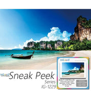 Ingooood-Jigsaw Puzzle 1000 Pieces-Sneak Peek Series-Blue Sky and Boats_IG-1229 Entertainment Toys for Adult Special Graduation or Birthday Gift Home Decor - Ingooood