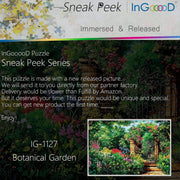 Ingooood-Jigsaw Puzzle 1000 Pieces-Sneak Peek Series-Botanical Garden_IG-1127 Entertainment Toys for  Graduation or Birthday Gift Home Decor - Ingooood