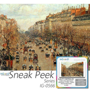 Ingooood- Jigsaw Puzzle 1000 Pieces- Sneak Peek Series-Boulevard Montmartre_IG-0566 Entertainment Toys for Graduation or Birthday Gift Home Decor - Ingooood