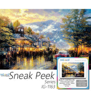 Ingooood-Jigsaw Puzzle 1000 Pieces-Sneak Peek Series- Bustling Street_IG-1163 Entertainment Toys for Special Graduation or Birthday Gift Home Decor - Ingooood