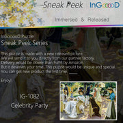 Ingooood-Jigsaw Puzzle 1000 Pieces-Sneak Peek Series-Celebrity Party_IG-1082 Entertainment for Adult Special Graduation or Birthday Gift Home Decor - Ingooood